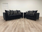 110 Hollywood Black Sofa & Loveseat