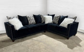 8000 Black Sectional Nailheads