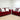 2022 Sofá rojo + Loveseat Nailheads