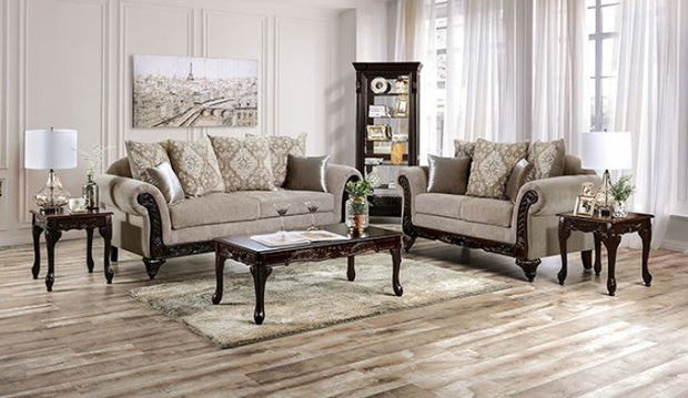 SM7308 SOFÁ + LOVESEAT PANOZZO BEIGE