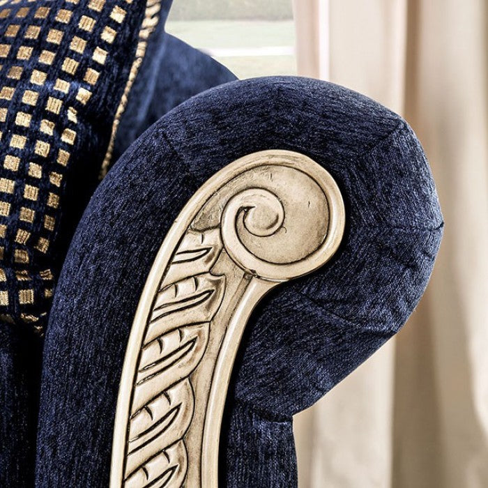 SM7744 SOFÁ + LOVESEAT MARINELLA AZUL