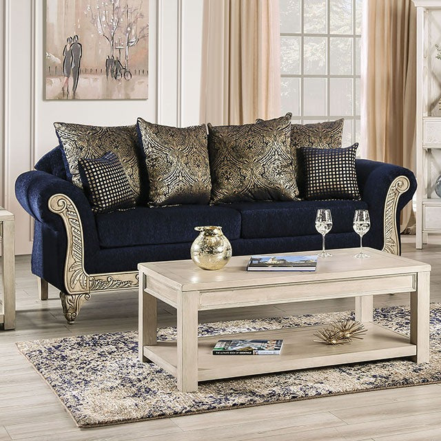 SM7744 SOFÁ + LOVESEAT MARINELLA AZUL